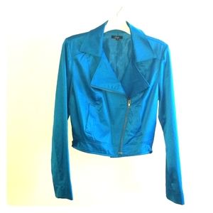 "Blue Satin Jacket"
